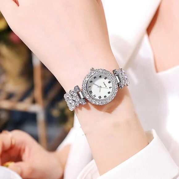 Silver Watch and Tennis Bracelet Set - Picture 5 of 5